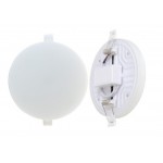 Downlight panel LED Redondo SIN MARCO 170mm 18W, corte ajustable 75 a 150mm